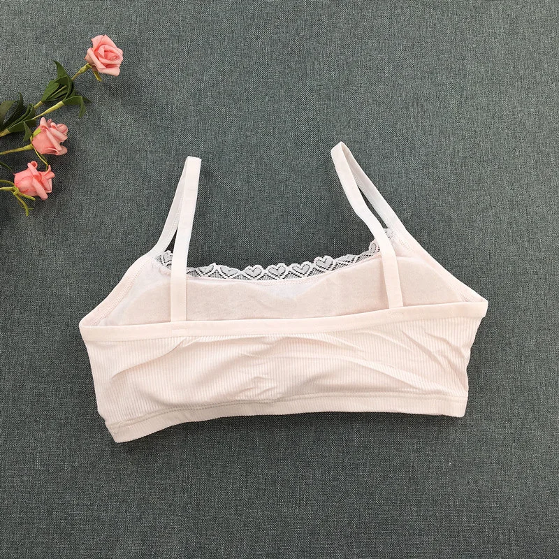 8-16 Years Cotton Girls Training Bra Adolescente Girl\'s Cute Lace Sport Bras Teen Girl Underwear Teens Bras