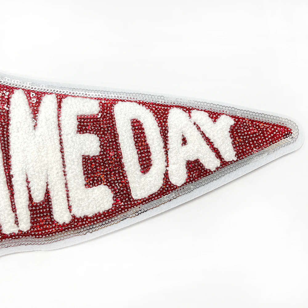 Game Day Patch Large Size Large Patch Large Pattern Back Glue Ironing Personality Letters Used For Decorative Cloth Stickers