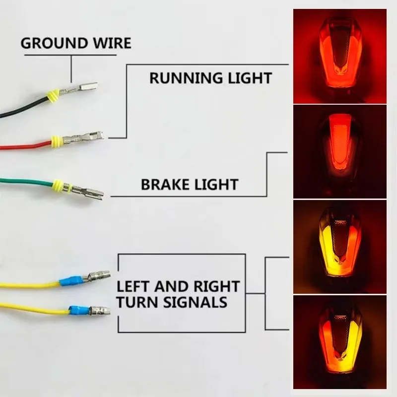 

Uiz For E-Mark Rear Tail Light Brake Turn Signals Integrated LED Light Waase Suzuki GSX-R1000 GSXR1000 GSXR1000R GSX-R1000R L7 1