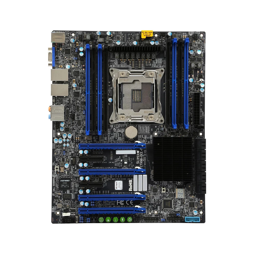 لوحة أم سوبرمايكرو C7X99-OCE-F - مراجعة Intel Cpu Core I7 وسعره