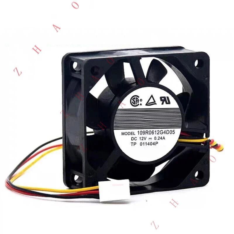 Z  2X for 109R0612G4D05 Sanyo New SanAce60 DC 12V 0.24A 6025 3-Pin Inverter Cooling Fan