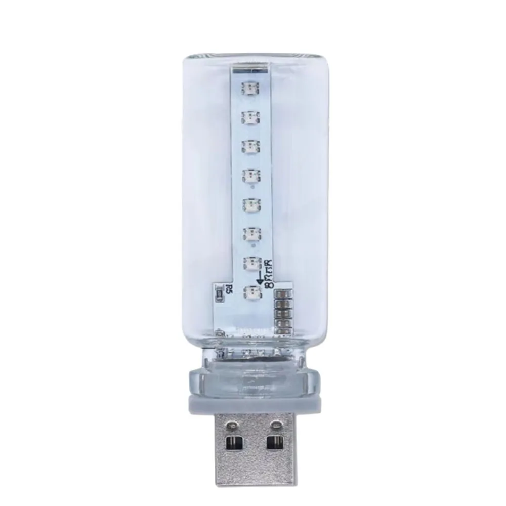 

Clear/Frosted Glass USB Night Light Touch Control DC5V Car Atmosphere Lamp Ambient Lighting RGB Color LED Filament Light Bulb