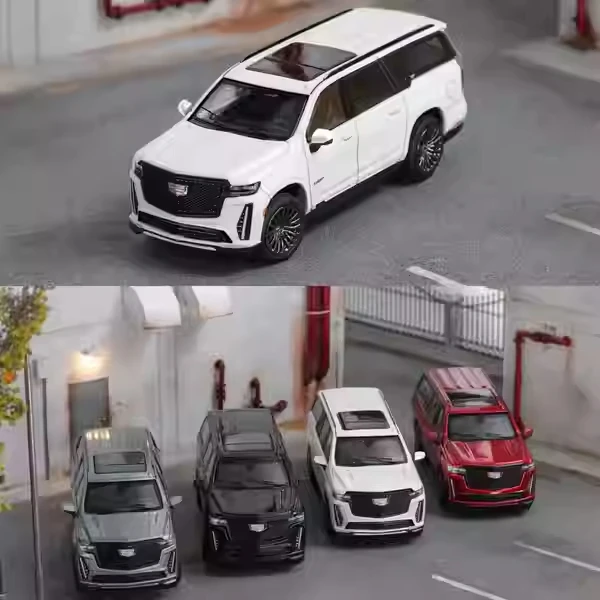

1:64 GCD Shadow Pro Escalade ESV 2023 Diecast Diorama Car Model Collection Miniature Toys