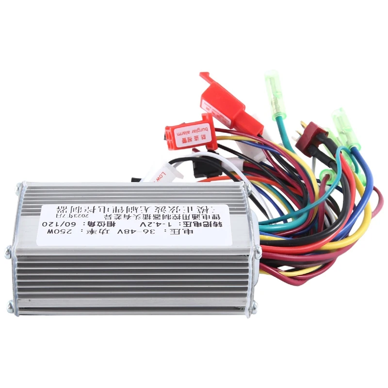 Electric Bicycle Controller E-Bike Accessories 36V/48V 250W Electric Bike Motor Brushless Sinewave Controller Parts Accessories