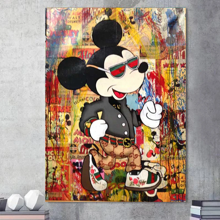 Mickey Mouse cartoon diamond painting cross stitch diy 5d full square/round drill mosaic embroidery wall decor gift DSN0002