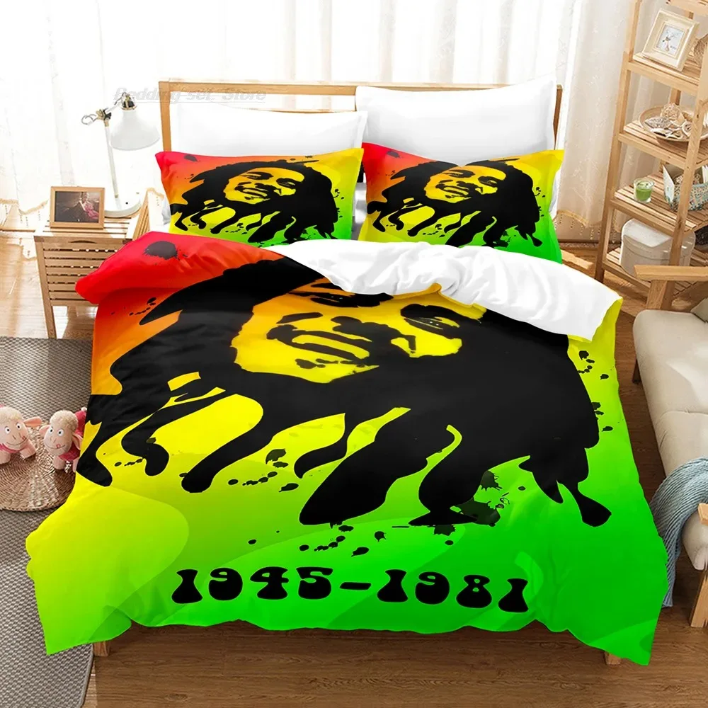 

Комплект постельного белья с 3D принтом BoB Marley Single Twin Full Queen King Size, волейбольный комплект кровати для мальчика, комплекты пододеяльников для спальни и взрослых