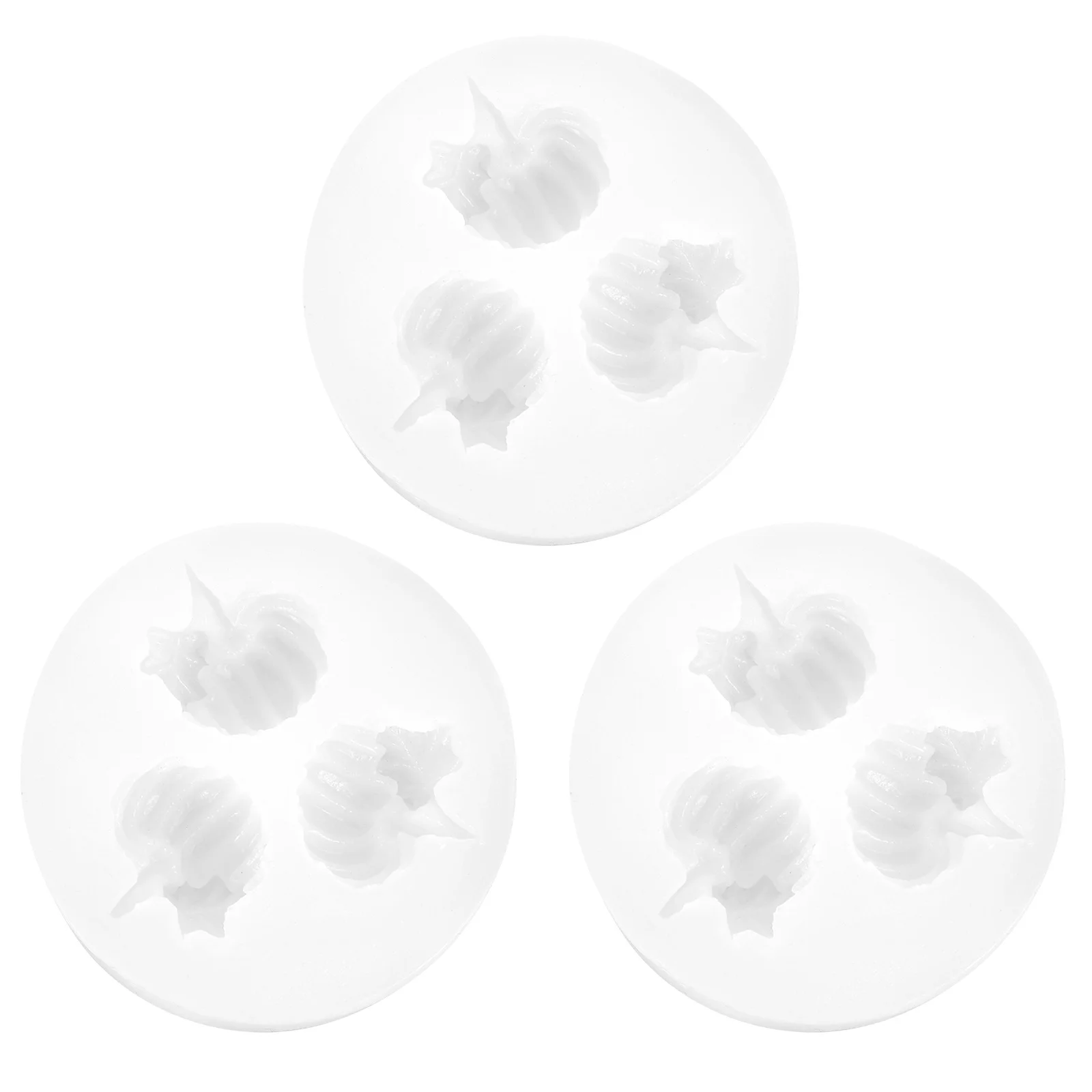 

3Pcs Halloween Silicone Pumpkin Mold Flexible DIY Mold for Making Decorative Craft Supplies Halloween Molds