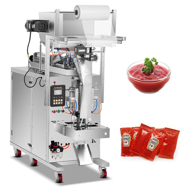 

Automatic Vertical Sugar Honey Ketchup Sauce Tea Sachet Packing Machine for Food for Paper Bag Packaging at Low Price