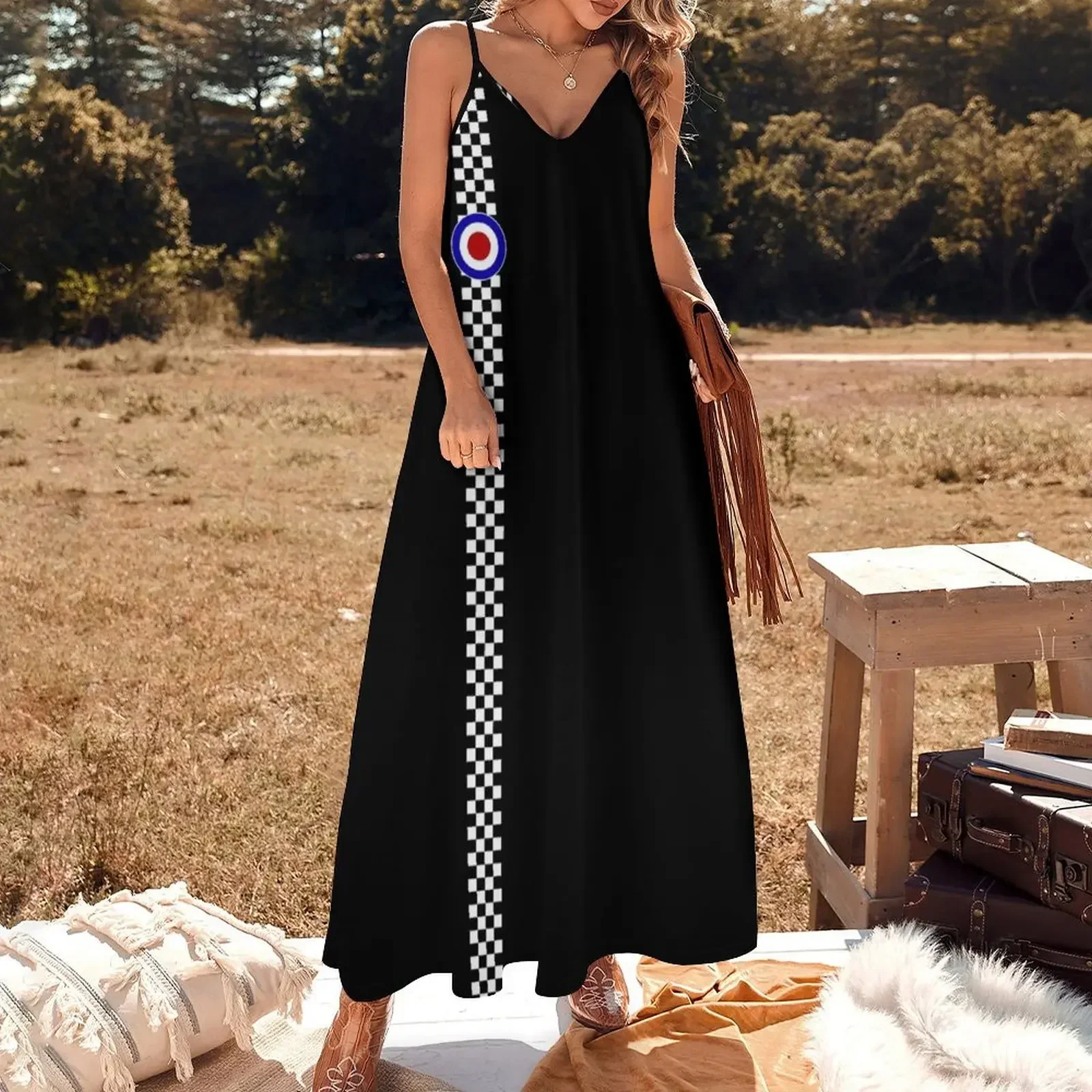 Mod Target and Checkers. Sleeveless Dress dresses for prom Dress for girls Dress