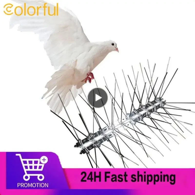 Hot Sale Anti Bird Spikes Strip Stainless Steel Repeller Bird And Pigeon Spikes Deterrent Bird Scarer Repeller For Pigeon