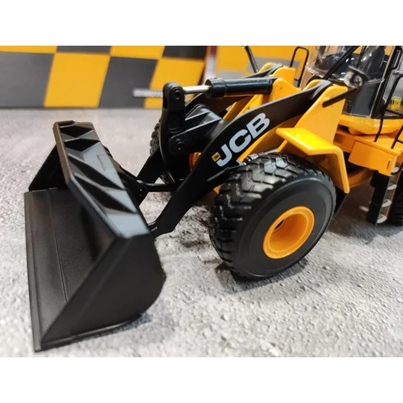 Diecast 1/50 Scale British JCB 467 Loader Engineering Alloy Car Model Collection Souvenir Ornaments Diaplay Vehicle Toys Gift