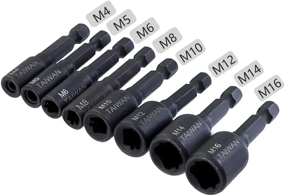 

Гнездо для крана, гнездо для крана, гнездо для крана с шестигранным хвостовиком, 8 шт., шестигранная ручка из легированной стали 1/4, для пневматической партии