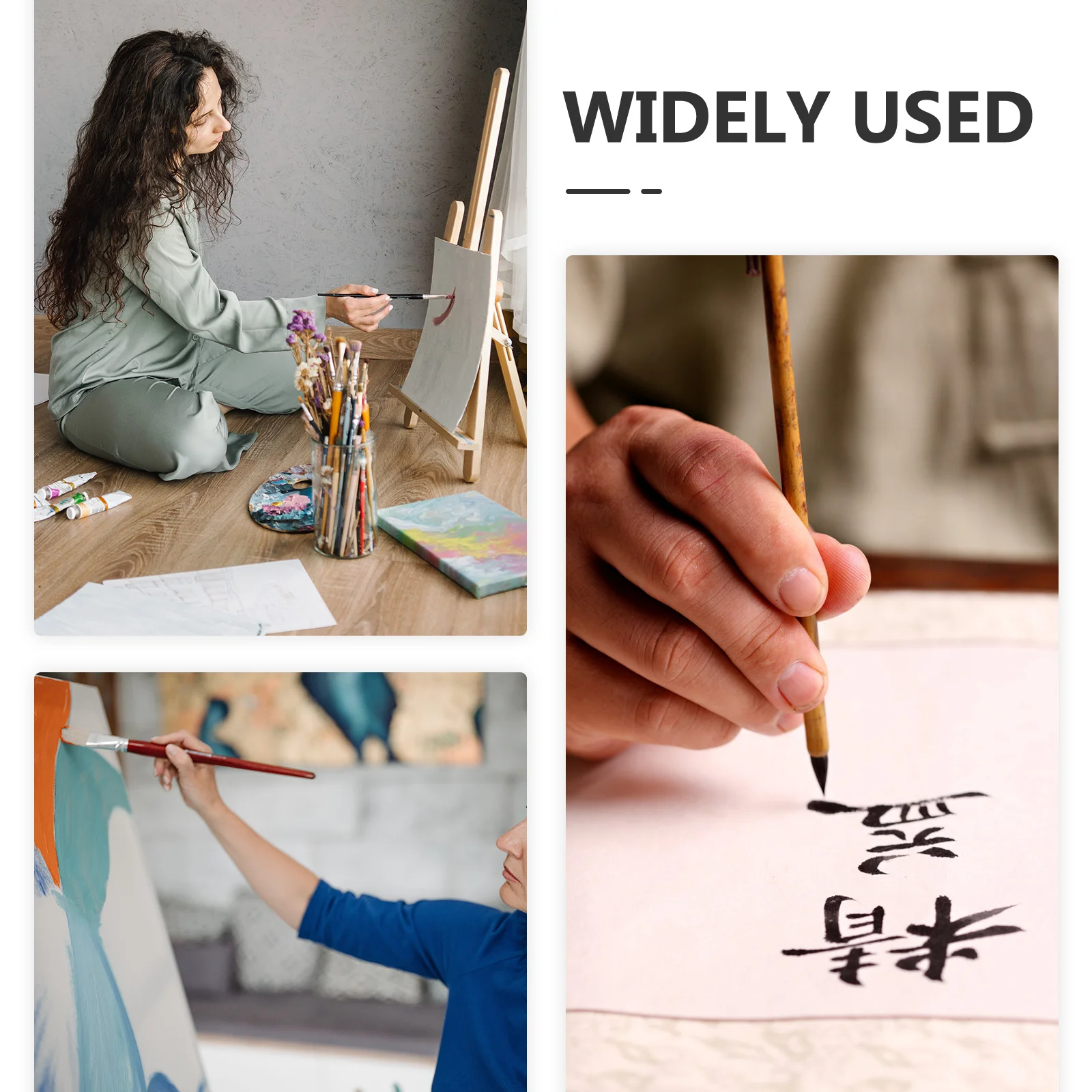 

Ceramic Brush Pen Holder Chinese Style Calligraphy Pen Rack for Ink Pens Painting Brushes Sumi Writing Tools Desktop Decoration