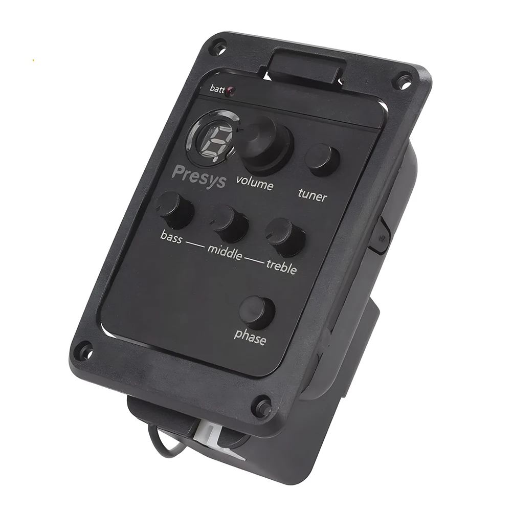 Acoustic Guitar Pickup Guitar Preamp Equalizer Battery Powered Pickup Tuner Digital Tuner Pickup for Fishman Presys view 4