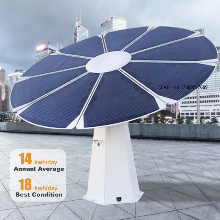 Smart Flower Solar and Wind Power System With Sunflower Panel Inverter 3kw Energy Storage Systems 3kva Solar Power System