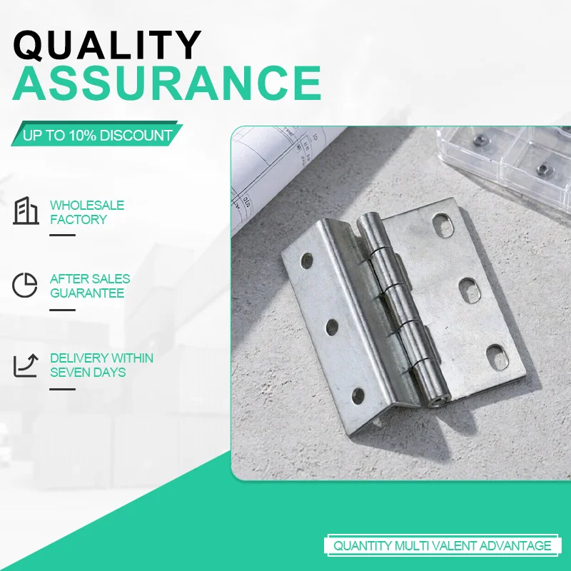 9pcs Industrial Machinery Automation Equipment Distribution Box Toolbox Cabinet Door Arc-shaped Butterfly Iron Hinge