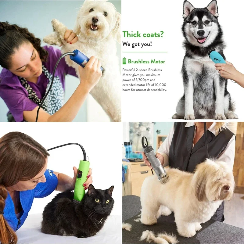 Accessories Detachable Pet Dog Hair Trimmer Ceramic Edge Blade Match with Most Andis AGC, Oster A5 A6, Wahl KM10 Series Clippers - view 3