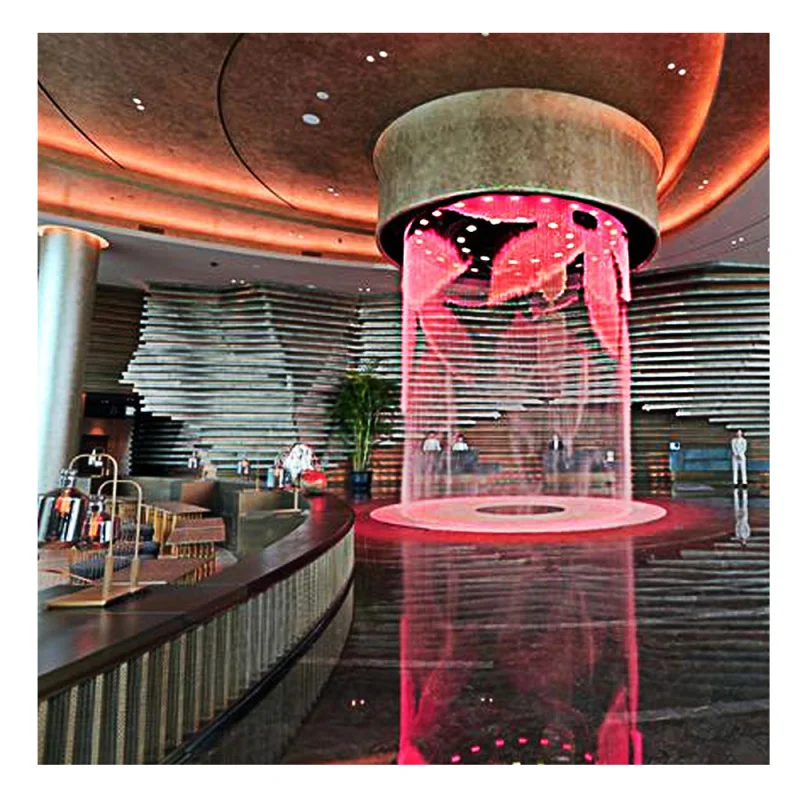 Custom.2026 Лидер продаж фонтан водопад настенный декоративный цифровой занавес фонтан