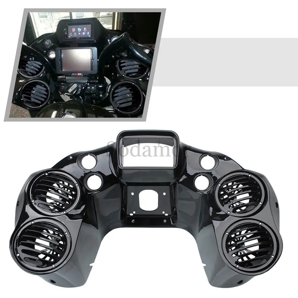 

Motorcycle 6.5" Inner Fairing Cover- 4 Speakers Audio Speaker Pods Fit For Harley Touring Road Glide CVO/SE FLTRXSE 2012 2013