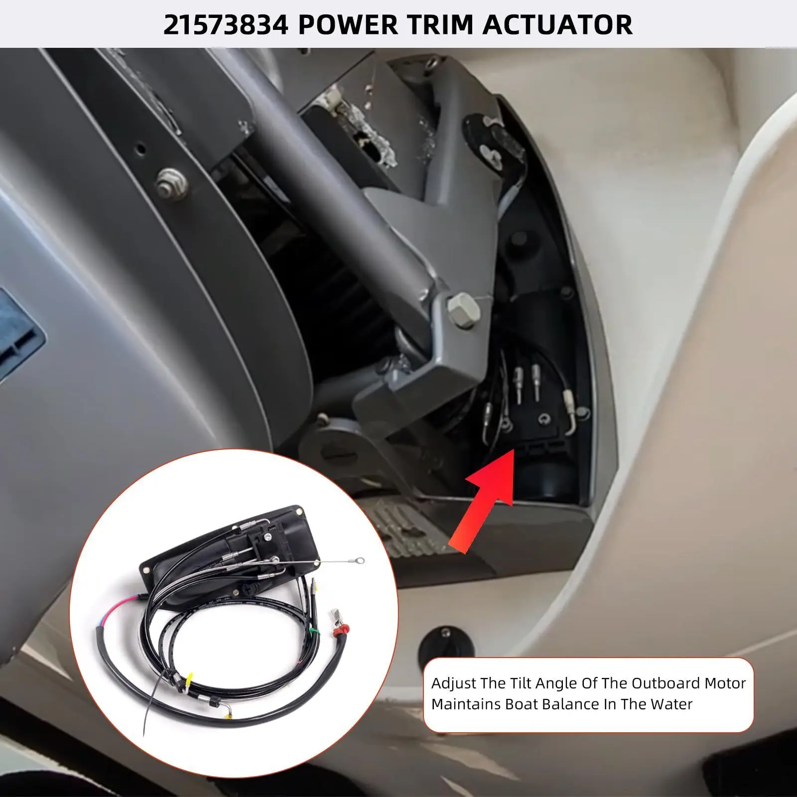 21945915 21573834 Power Trim Aktuator-Motorbaugruppe für Volvo Penta SX-A DPS-A DPS-B DPS-A OXi DPS-B OX SX-A 1.43 SX-A 1.51 – Detail 2