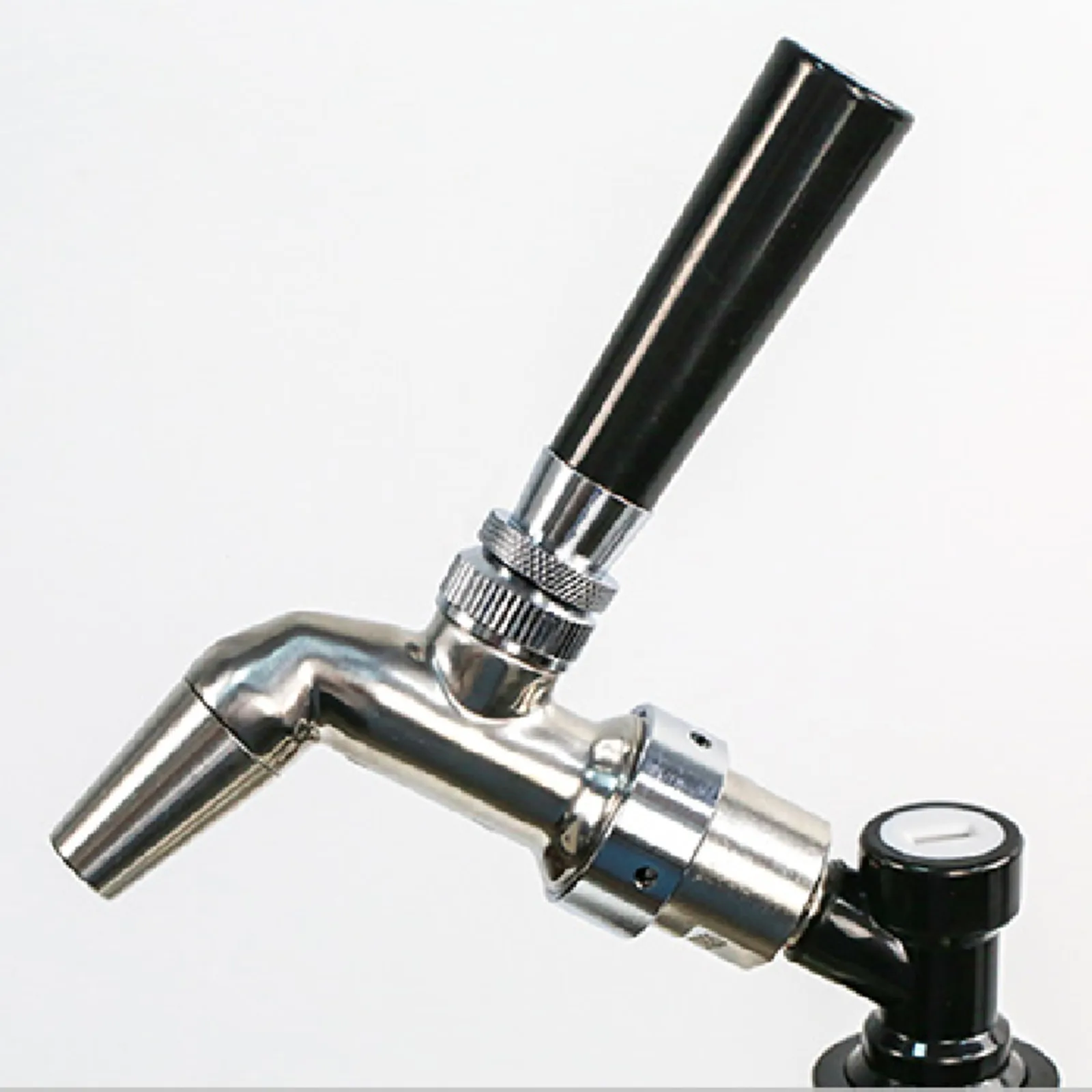 Nukatap Stainless Steel Flow Control Tap Interchangeable Spout Ball Lock Beer Bar Home Brew