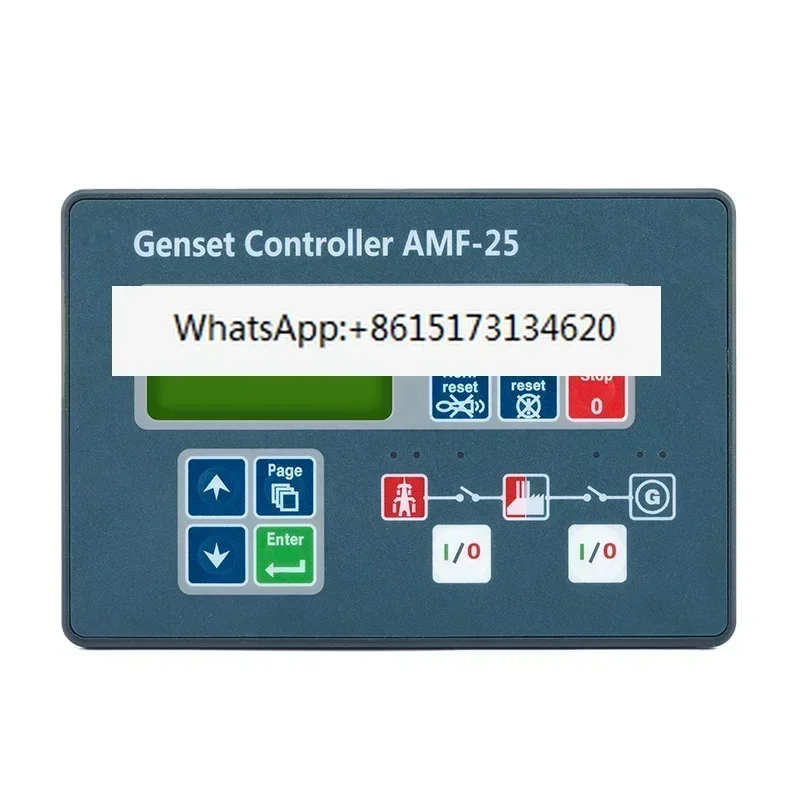 Generator Module AMF25 Auto Main Failure Board Compatible R232 AMF CAN Communication Interface Genset Controller