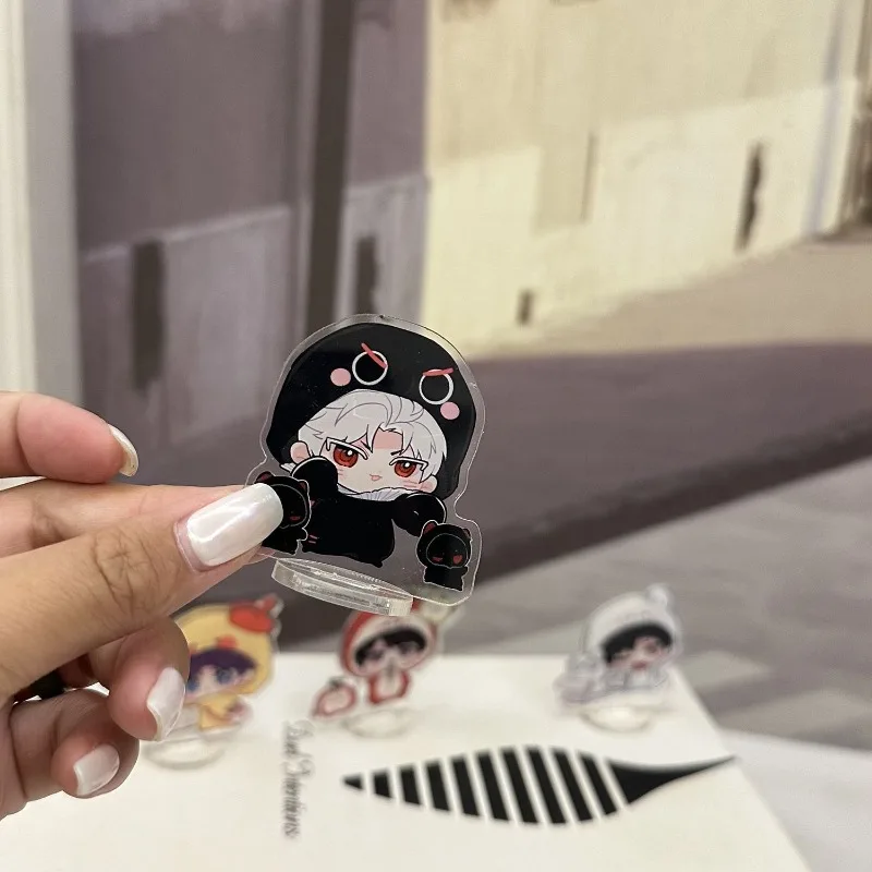 5 سنتيمتر/1.97in الحب والمساحة العميقة 5 قطعة لوحات قائمة شخصيات الاكريليك لعبة الأجهزة الطرفية لطيف اكسسوارات سطح المكتب الحلي الحرف لعبة #3