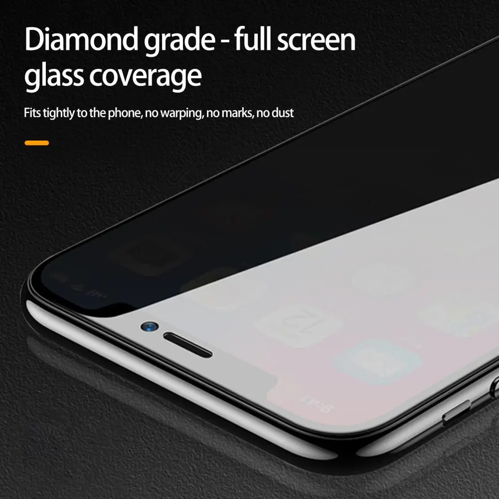 Anti-peeping Screen Protector Full Coverage Anti Glare Protective Film Anti-Spy Tempered Glass Film for iPhone 14