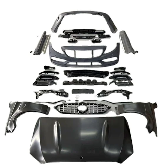 

Widebody Kit For Mercedes W205 C63s V8 Edition 1 W205 C63 C63S W206 Complete Body Kit 2015-2021
