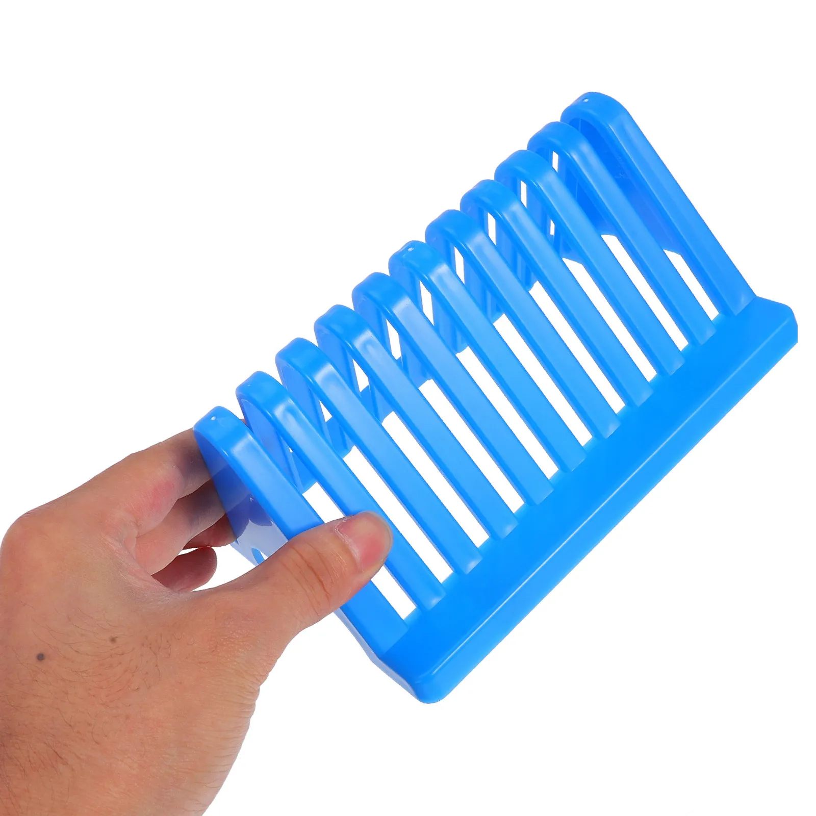 

4Pcs Laboratory Drip Rack Triangular Microscope Slide Drying Stand Rapid Drain Glass Slide Holder Lab Equipment Rack for Sample