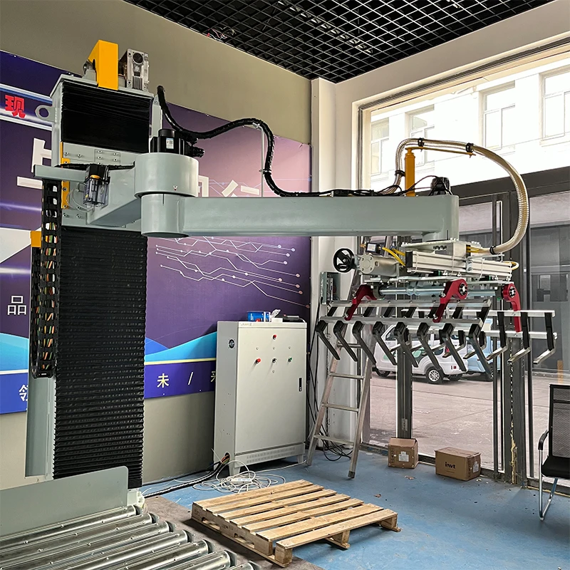 20kg 25kg 50kg Column Palletizer Automatic Bag Feeding Palletizing Machine Industrial Bag Stacking Equipment For Production Line