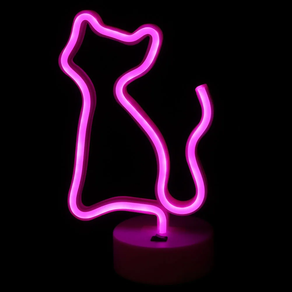 

1Set Light Cat Design LED Night Light Home Bedroom Living Room Balcony Decorative Lighting for Warm Atmosphere Scene