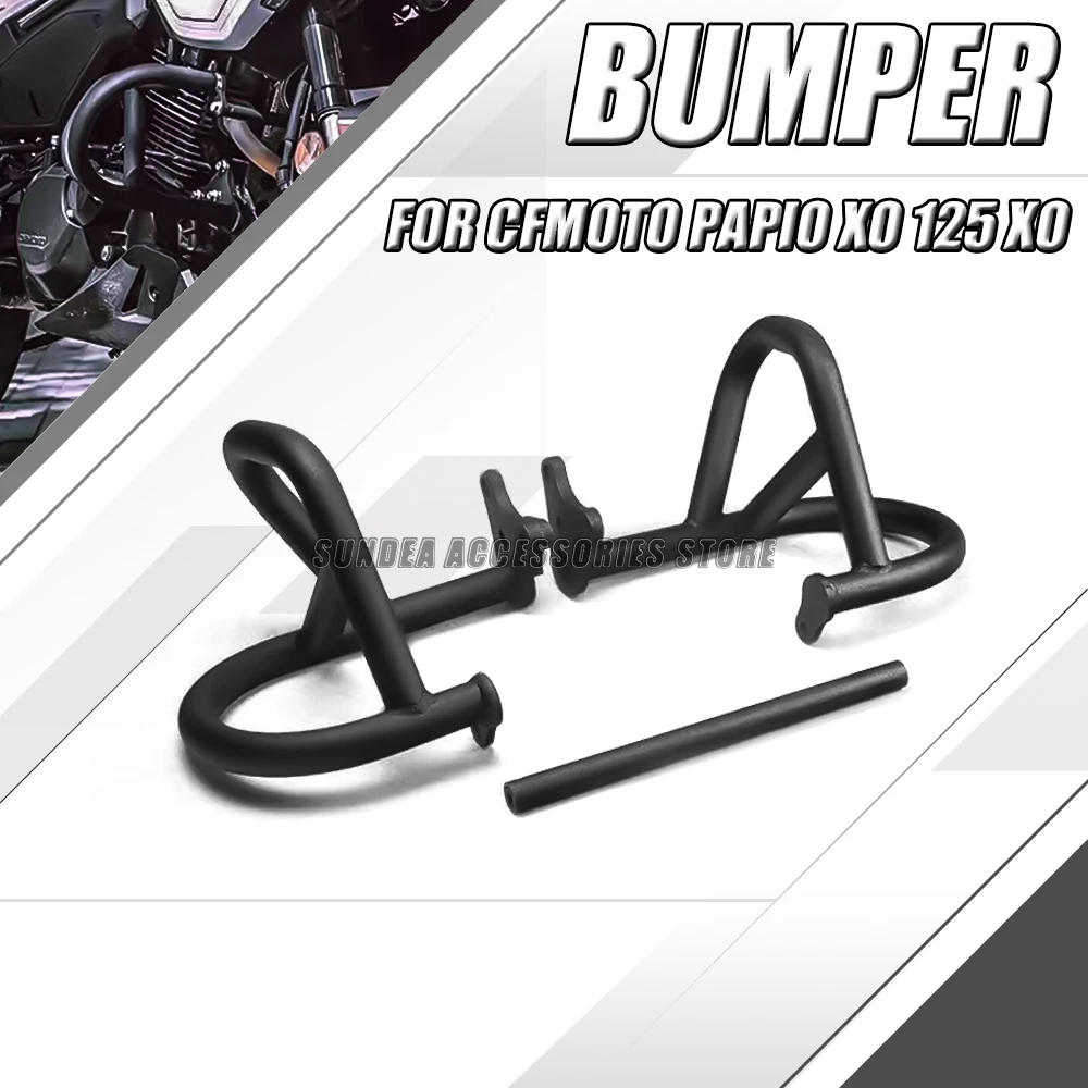 

For CFMOTO Papio XO 125 XO Motorcycle Bumper Guard Bar Anti-Collision Anti-fall Bar Anti-fall Frame Modified Competition Bumper