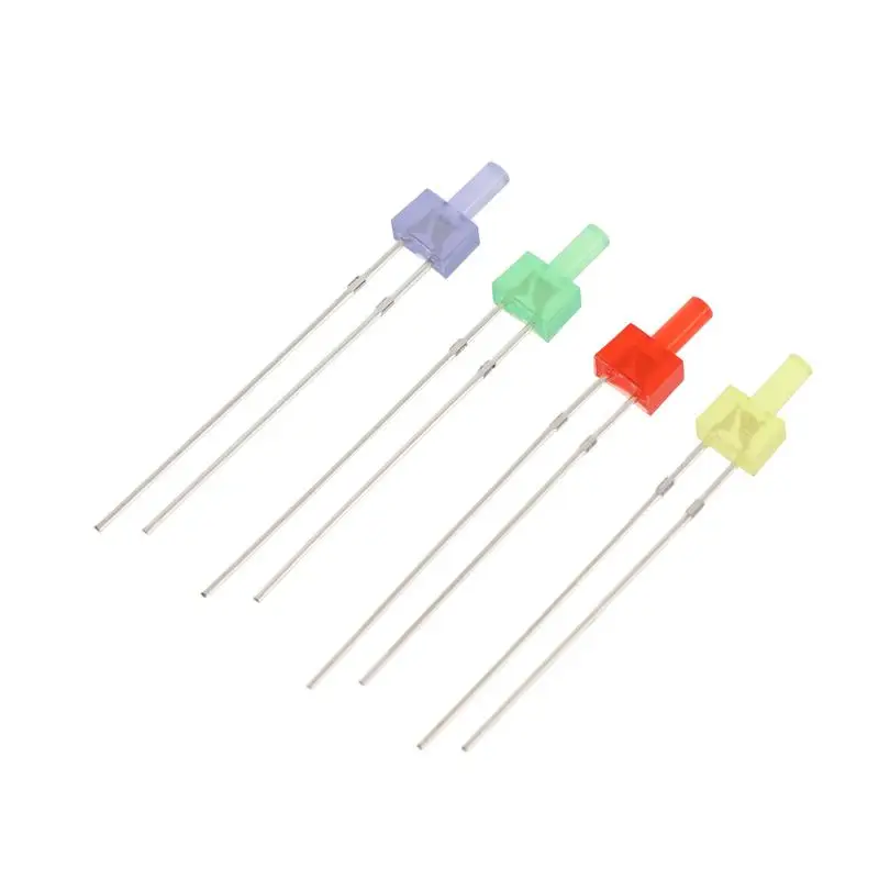 [MOA]20Pcs 2MM Tower LED Diode Long Pin Through Hole Indicator Light Low Bright Power For Circuit DIY Equipment Signal Lamp[MOA]
