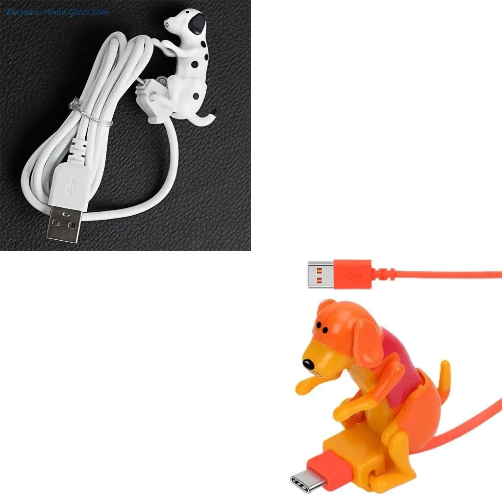 Stray Dog Charging Cable Dog Smartphone USB C Cable Type-C Phone Charger Mini Humping Spot Dog Cable with for Touch Swit