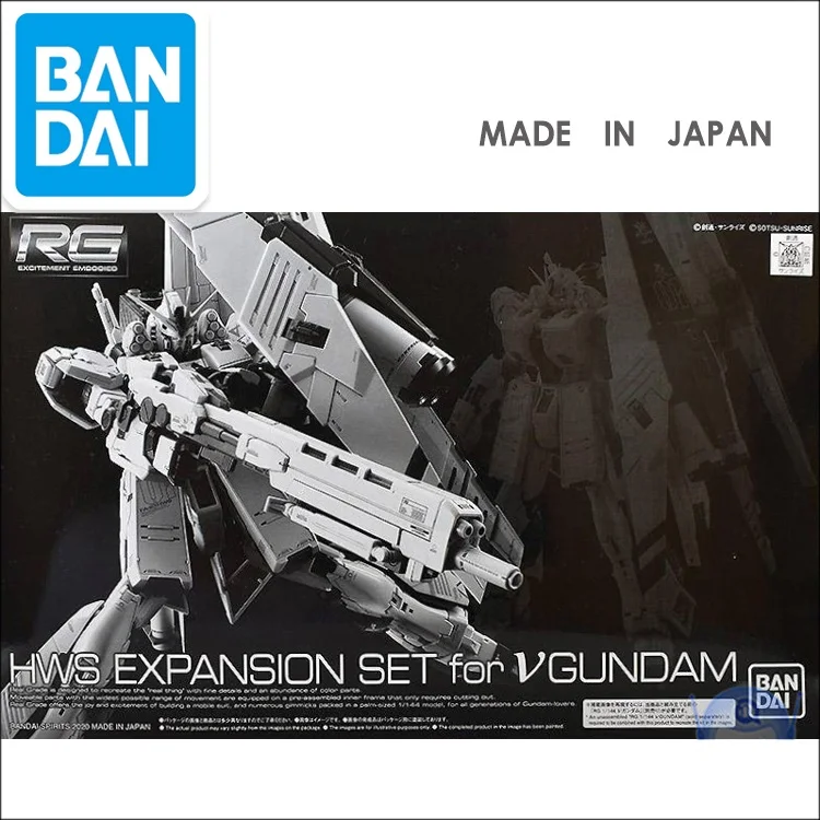 Auf Lager Bandai Modell pb rg 1/144 hws Erweiterungs set für RX-93 v gundam unchained mobile Anzug Kinder