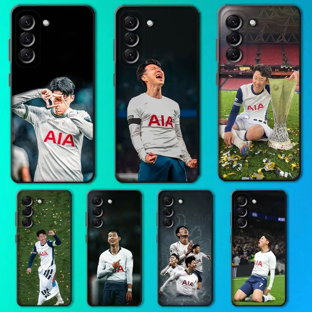 

Football S-Son H-Heung-minS Phone Case For Samsung Galaxy A13,A21s,A22,A31,A32,A52,A53,A71,A80,Soft Black Shell