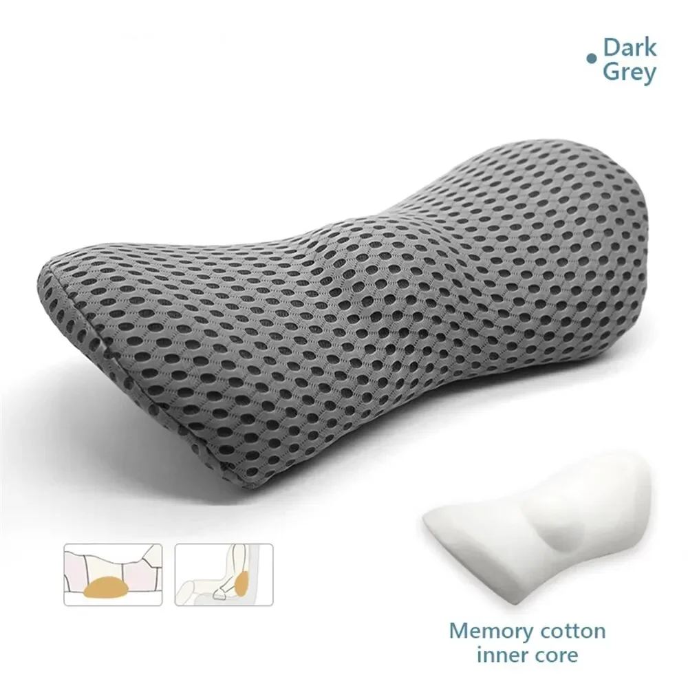 Breathable Memory Cushion Interior Accessories Bed Sleeping Pillow Car Seat Waist Pillow Lumbar Support Pillow Foam Car Cushion