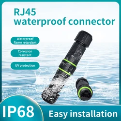 YXY RJ45 Waterproof Connector M16 5-9mm Wire Diameter IP68 RJ45 Interface Cable Connectors Network Unshielded Wire Connector