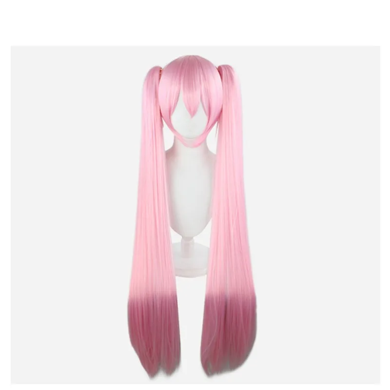 Miku-Peluca de fibra sintética para mujer, pelo sintético resistente al calor, Cosplay de cantante japonés, Anime Lolita COS, accesorios para trajes, 15 colores