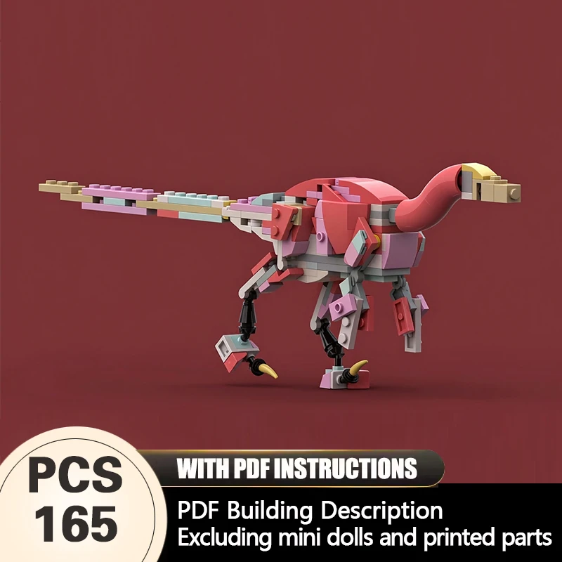 Creators Animal Series Model MOC Building Bricks Dakotaraptor Modular Technology Gifts Holiday Assemble Toys Suit Display