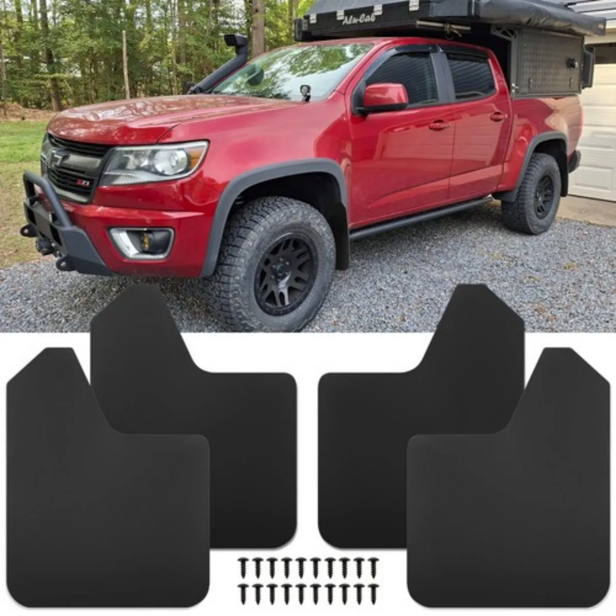 4Pcs Rally Mud Flaps Splash Guard Mudguard Mudflap For Chevrolet Colorado ZR2
