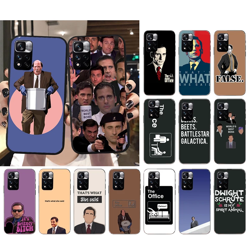 The office Michael Scott  Phone Case For Xiaomi Redmi note 13 12 Pro 11S 11 10 Pro 10S 12S Redmi 10 9C 13C