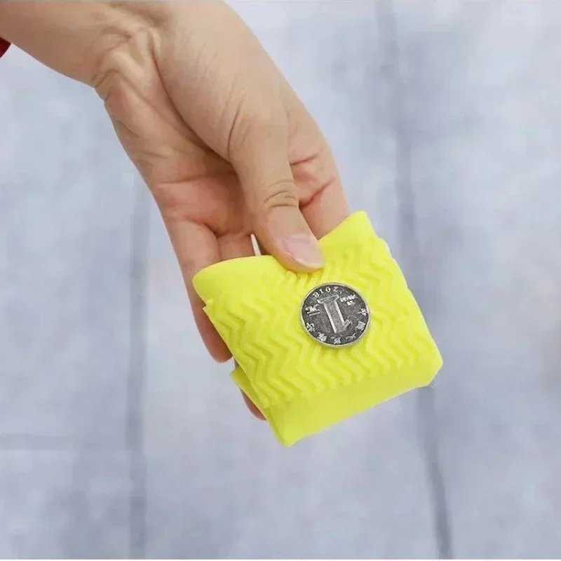 قابلة لإعادة الاستخدام عدم الانزلاق المطر التمهيد الجرموق أحذية المشي اكسسوارات سيليكون أغطية الحذاء مقاوم للماء حماة الأحذية للجنسين #6