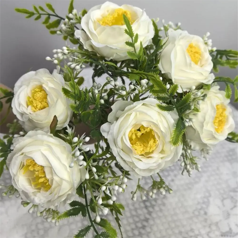 

30 pieces/ Set Artificial Flowers Birthday Wedding Flower Arrangement Artificial Rose Flower Branch