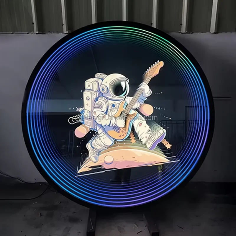 Personalized Business Brand Infinity Abyss Mirror LED Letter Custom Stainless Steel Waterproof Advertising Shop Front Signage
