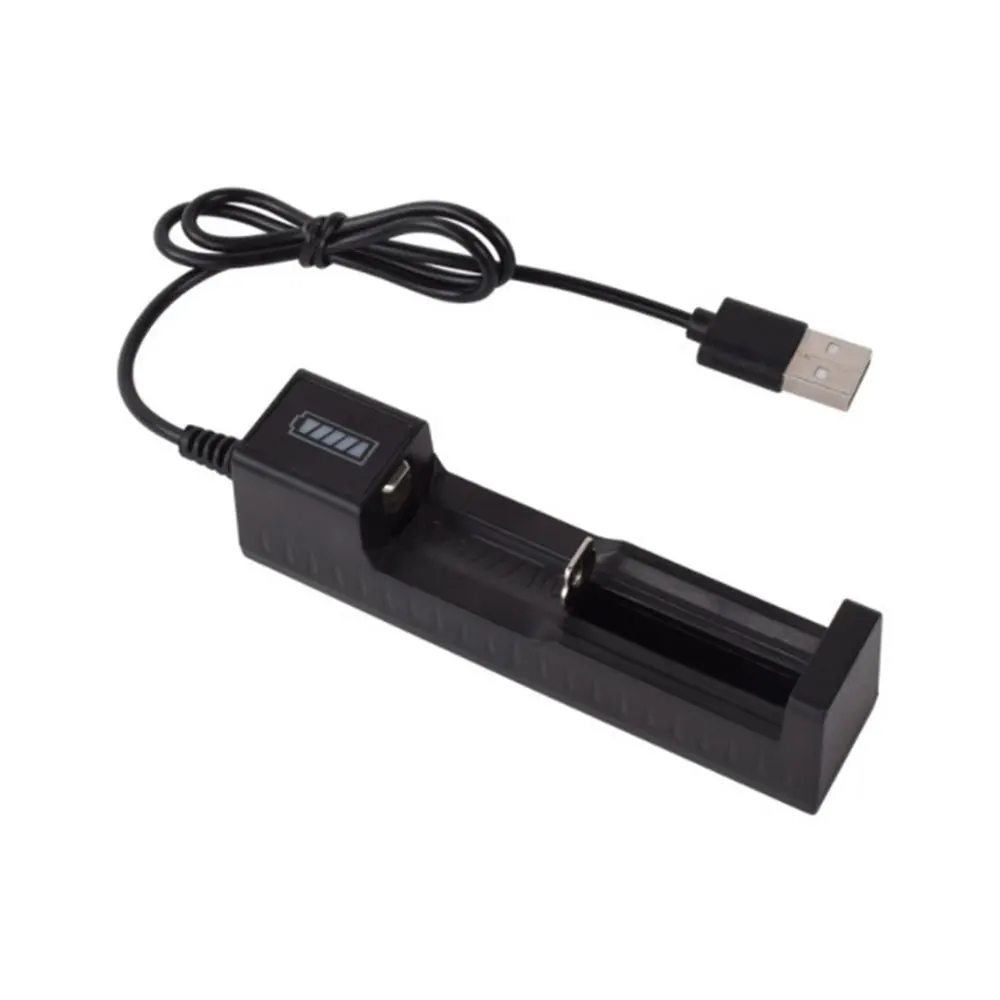 5 sztuk ładowarka USB jednokomorowa ładowarka akumulatorowa do 18650 14500 26650 akumulator litowy Adapter szybkiego ładowania