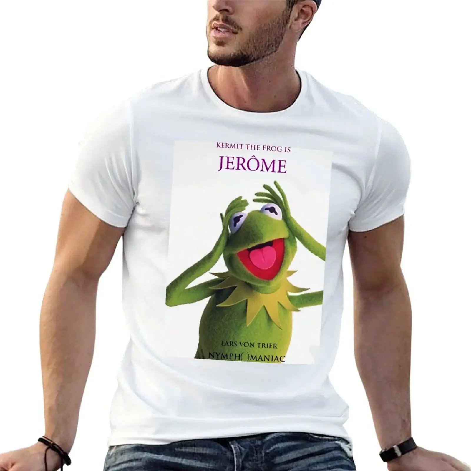 Jerome Maniac Poster T-Shirt hippie clothes korean fashion men t shirts high quality