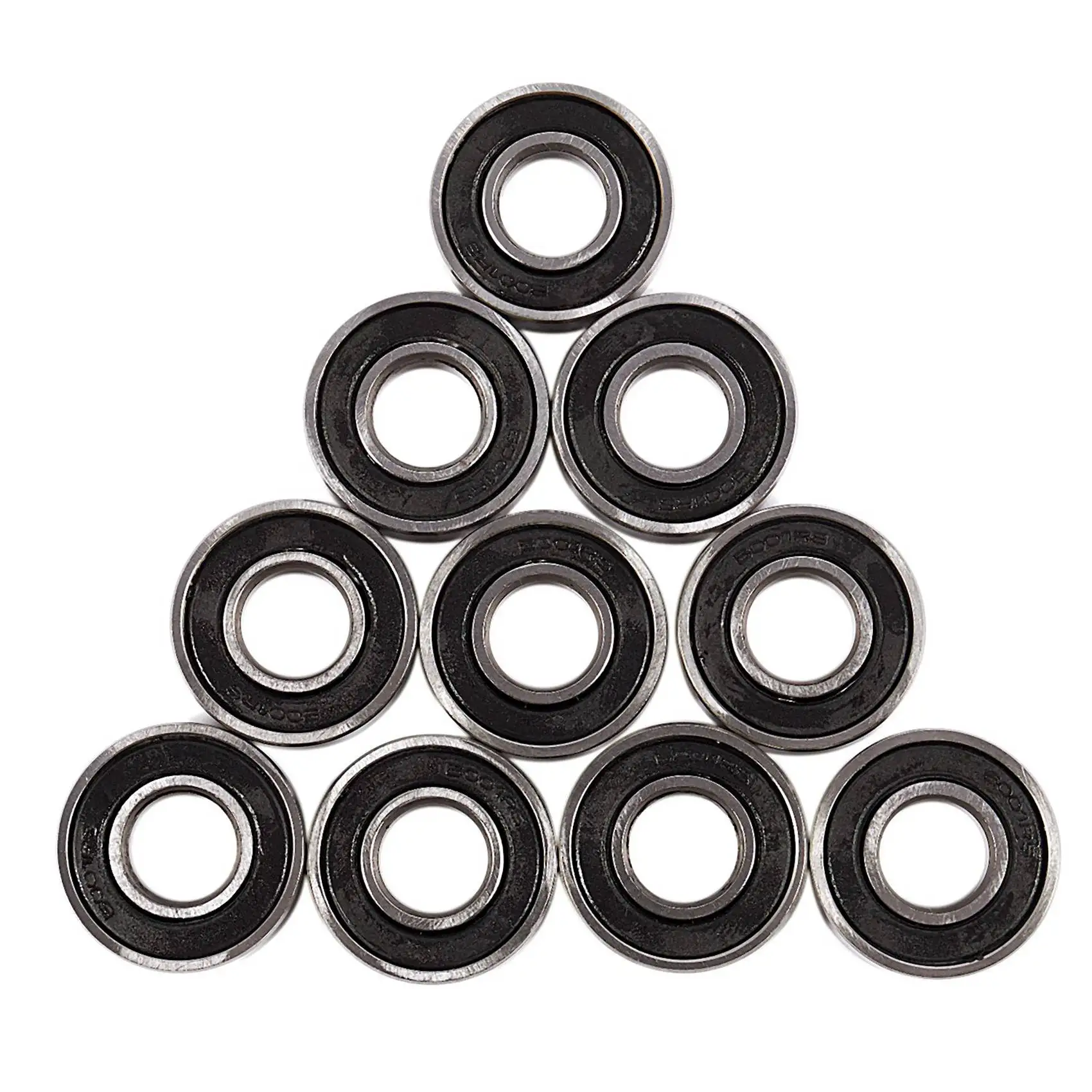 

AS60-6001RS Deep Groove Ball Bearing 28 X 12 X 8 Mm 30 Pieces, Silver & Black