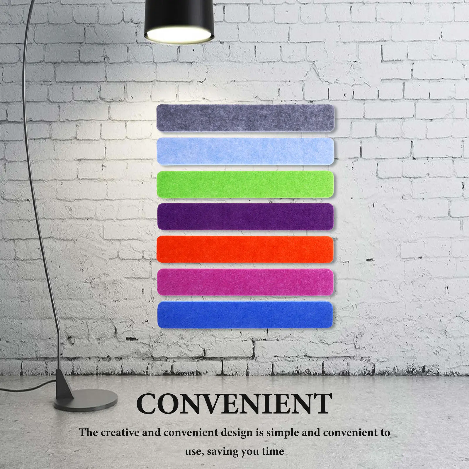 

Набор из 7 фетровых полосок-досок для заметок, фотографий, расписаний, для организации пространства на стене, аксессуары для дома и офиса